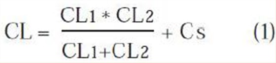 如何確定晶振負(fù)載電容值的計(jì)算方程式