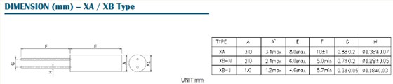 XA晶振,32.768KHz晶振,8.0*3.0mm圓柱晶振