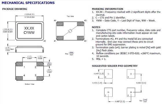403晶振,403C11A32M00000晶振,無源晶振