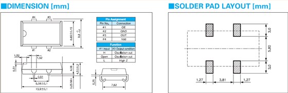 CMX-309晶振,CMX309FLC1.544MT晶振,陶瓷面有源晶振
