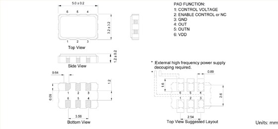 CN晶振,7Q-20.000MCN-T晶振,VCXO振蕩器