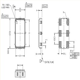 550AD27M0000DGR|Skyworks壓控振蕩器Si550|6G光模塊晶振