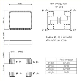 5032mm微型晶振,TST嘉碩無源晶體,TZ0614A,10M無線應(yīng)用晶振