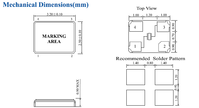 E3FB晶振,3225晶振,無源晶振