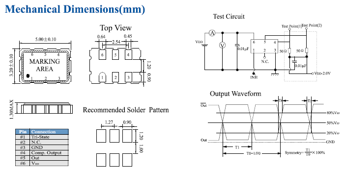 D5SP晶振,石英晶體振蕩器,貼片有源晶振
